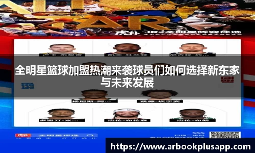 全明星篮球加盟热潮来袭球员们如何选择新东家与未来发展